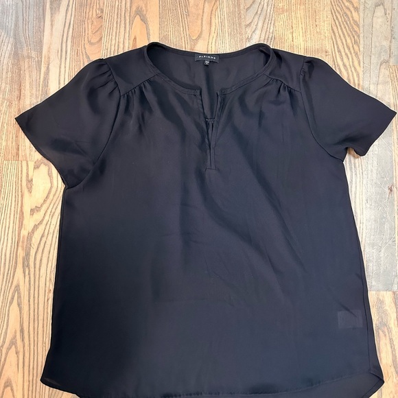 Pleione Tops - Pleione Classic Black Blouse